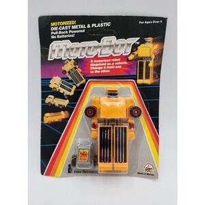 MOTO BOT Pickup Truck 1984 VTG Zee Toy Die Cast Robot Gobot Transformers Vehicle